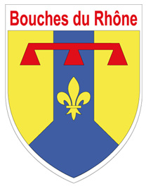 Blason des Bouches-du-Rhône